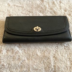 Black Coach wallet.